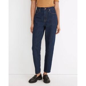 Madewell Baggy Tapered Jeans Dressler Wash Denim High Rise 100% Cotton 27